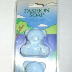 Rare Ma Chrie 2 Blue Teddy Bear Decorative Soap